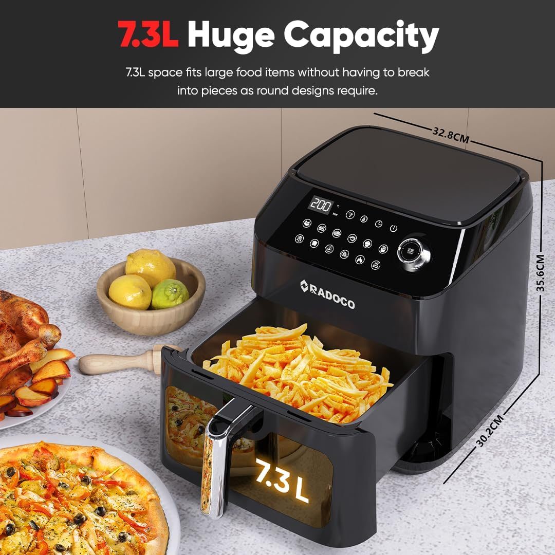 RADOCO RD-1012W Smart Air Fryer 7.3L — highlight 4