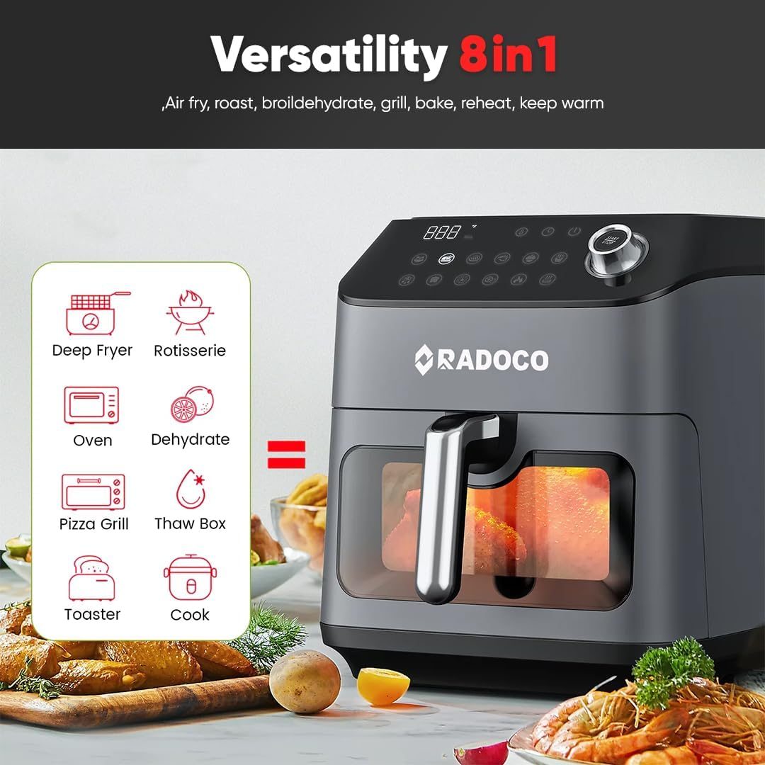 RADOCO RD-1012W Smart Air Fryer 7.3L — detail 2