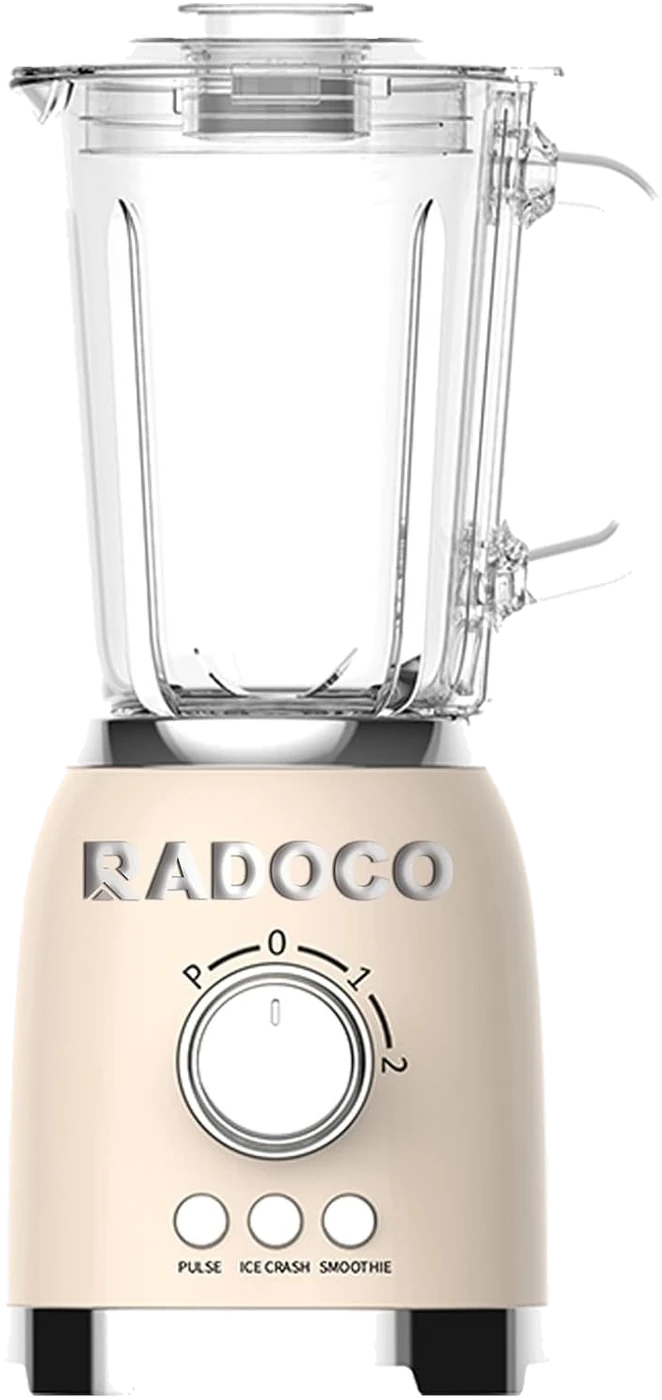 RADOCO Retro Blender 600W — Cream