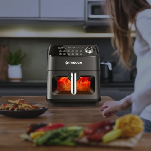 Radoco Smart Airfryer 7.3L: A Revolution in Healthy Cooking with Unmatched Quality