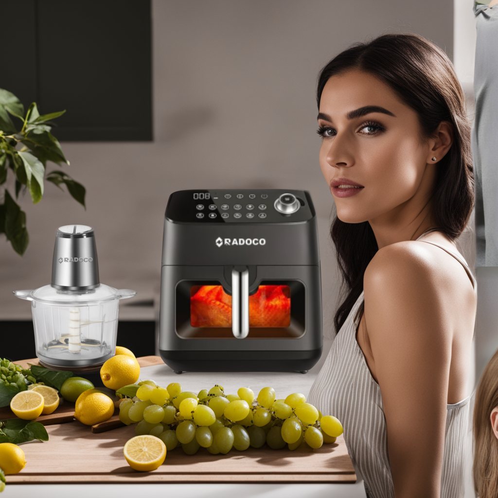 Radoco Home Appliances in Germany: Introducing Top Products Including the Smart Air Fryer and Six-Blade Titanium Chopper