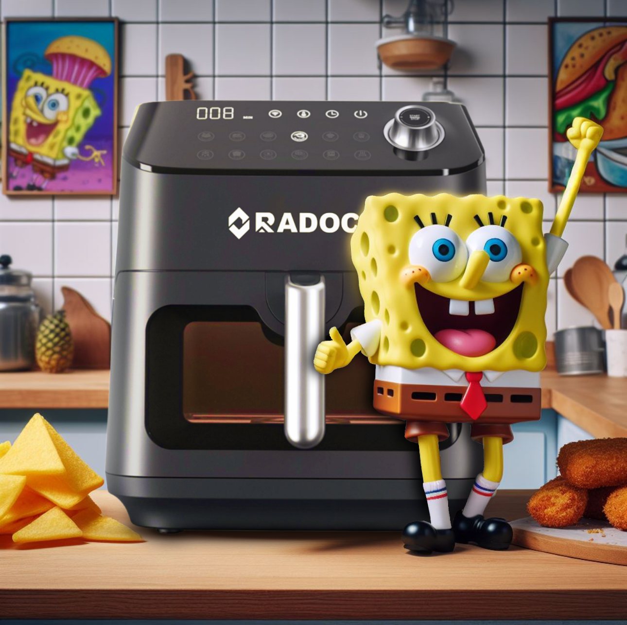 Radoco Smart Air Fryer — The Smartest Air Fryer in the World