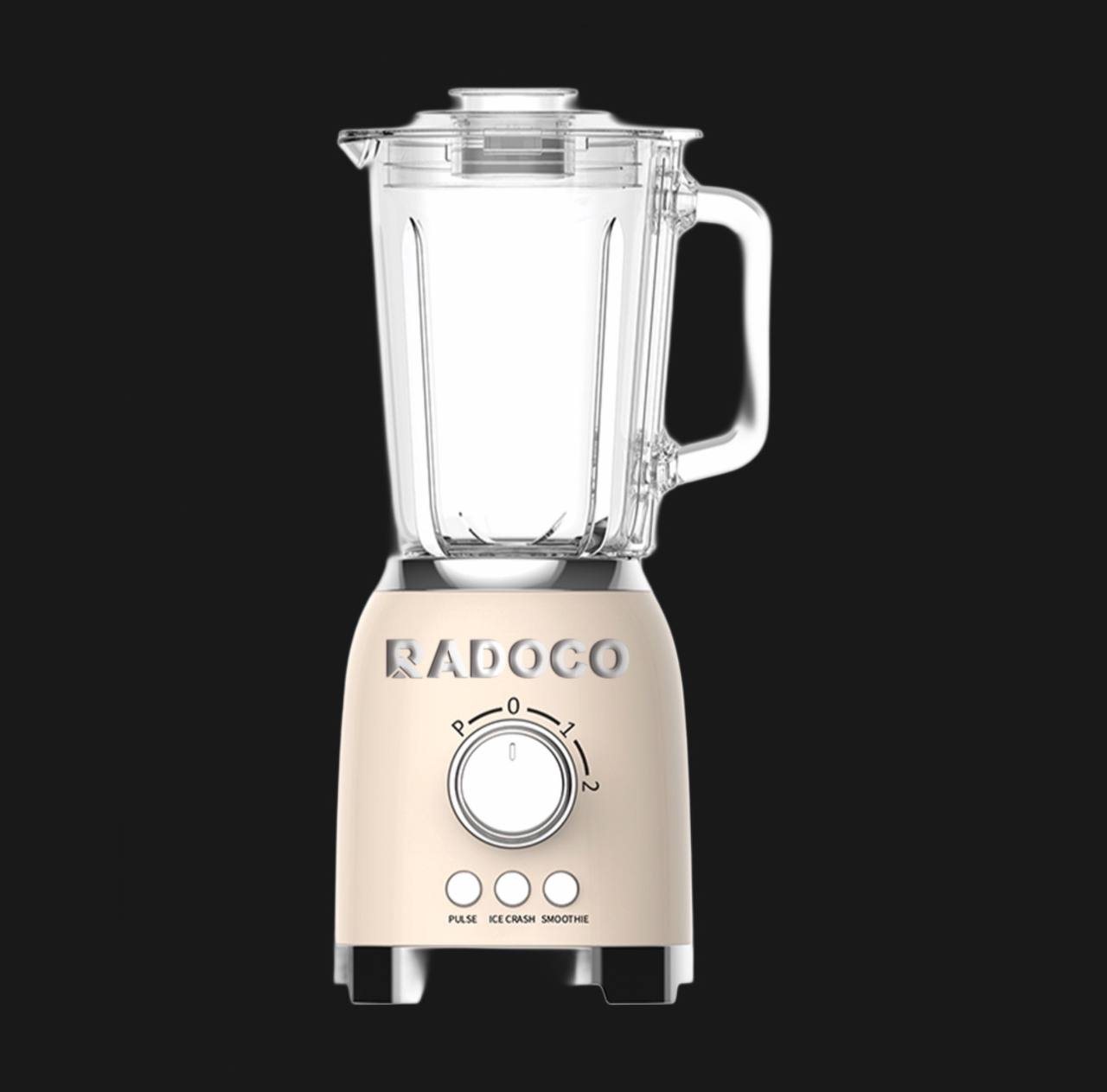 RADOCO Retro Blender 600W — Cream — detail 2