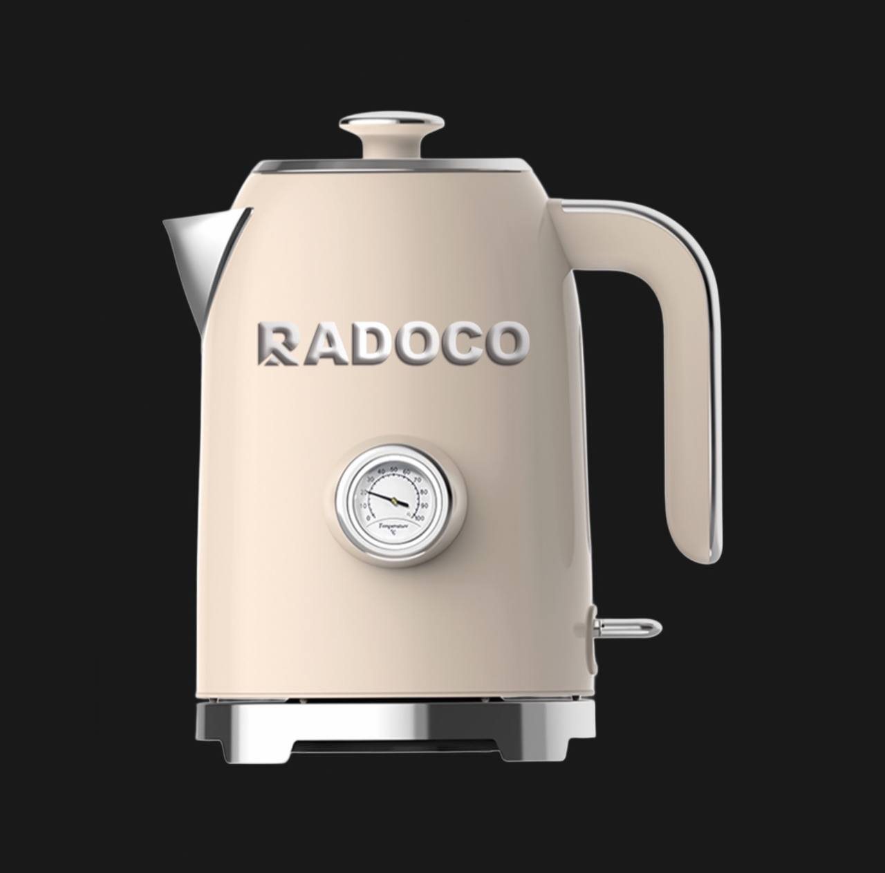 RADOCO Retro Kettle RD-LK1309 — Cream